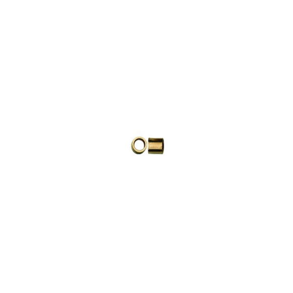 Gold Filled 2×2 mm Crimp Beads