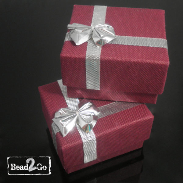 Bead2Go Burgundy Gift Box